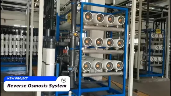 Tratamiento de agua del sistema de ósmosis inversa de la planta de OI de desalinización a gran escala para uso industrial